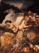 Caesar van Everdingen Four Muses and Pegasus on Parnassus Sweden oil painting artist